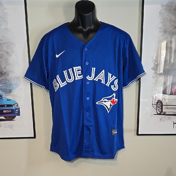 L Toronto Blue Jays #27 GUERRERO JR. MLB Game Day Jersey - Picture 1 of 8